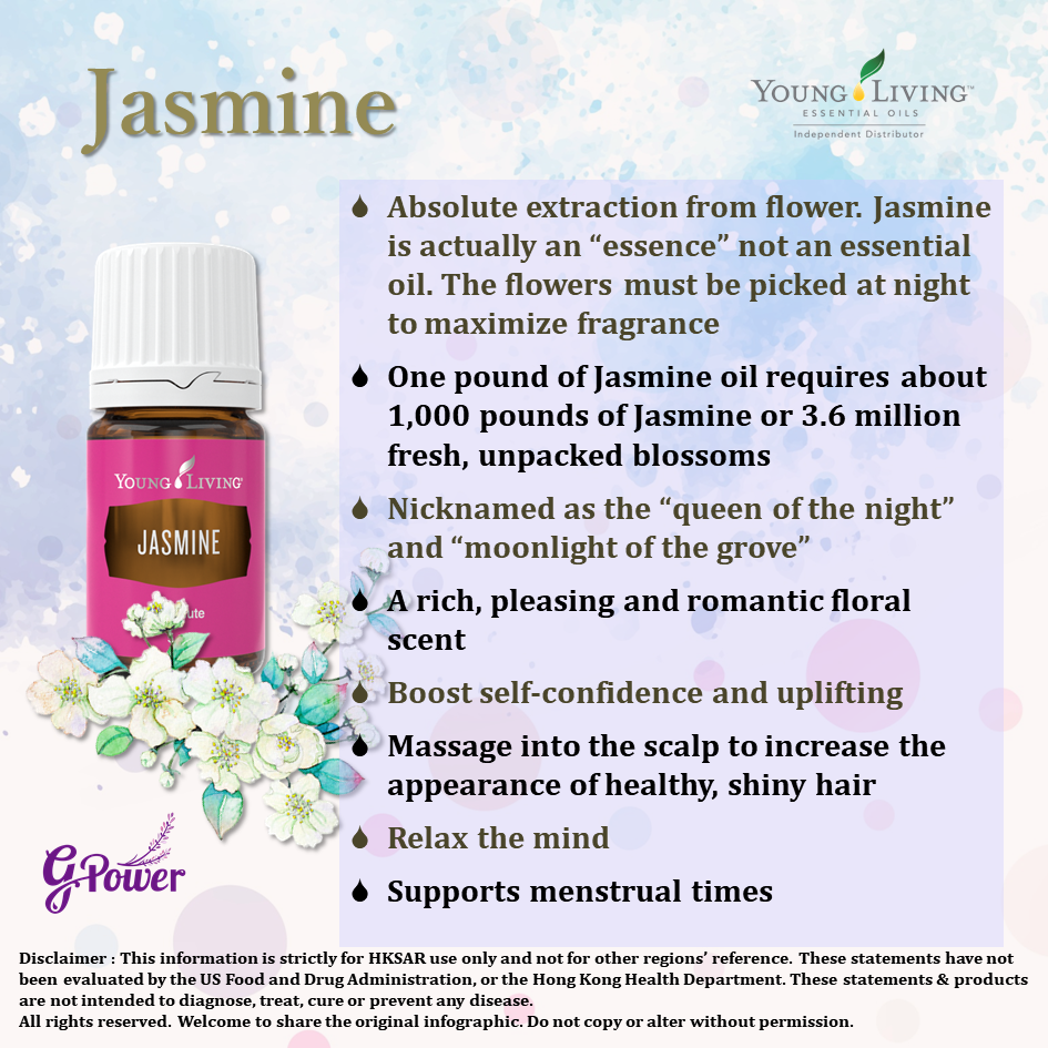 Jasmine Essential Oil  Young Living Essential Oils